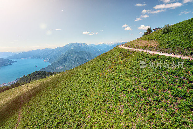 瑞士Lago Maggiore的徒步旅行路线